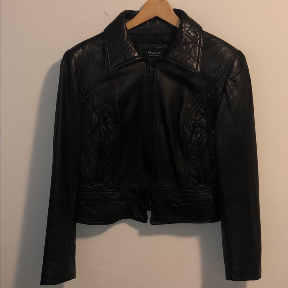 Marquis Black Leather Jacket